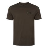 Härkila Logo Band S/S T-Shirt, shadow brown/tarmac