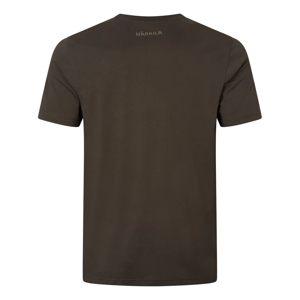 Härkila Logo Band S/S T-Shirt, shadow brown/tarmac