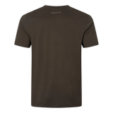Härkila Logo Band S/S T-Shirt, shadow brown/tarmac