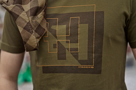Härkila H-logo S/S T-shirt, dark olive