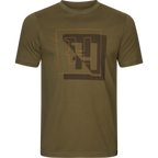 Härkila H-logo S/S T-shirt, dark olive