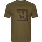 Härkila H-logo S/S T-shirt, dark olive