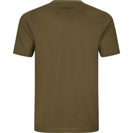 Härkila H-logo S/S T-shirt, dark olive