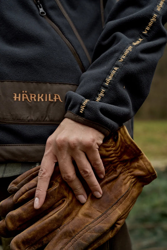 Härkila Kamko Fleece Women, reversible, willow green/deep well purple
