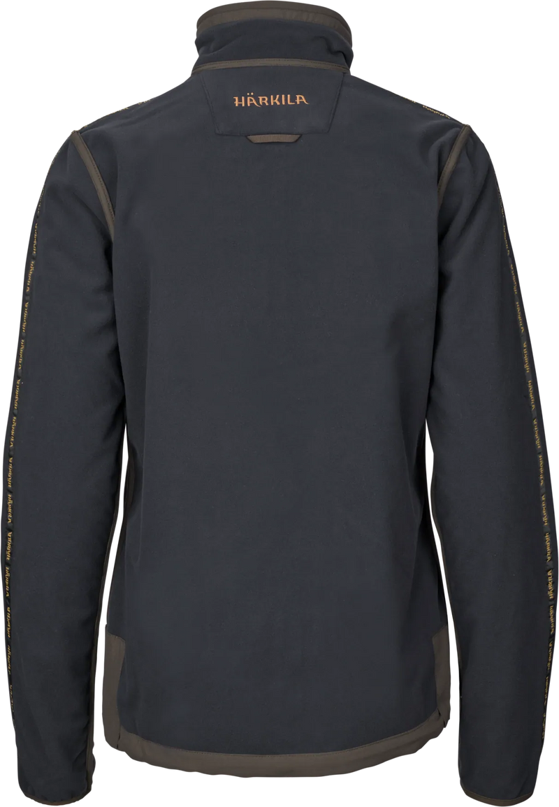 Afbeelding laden in Galerijviewer, Härkila Kamko Fleece Women, reversible, willow green/deep well purple
