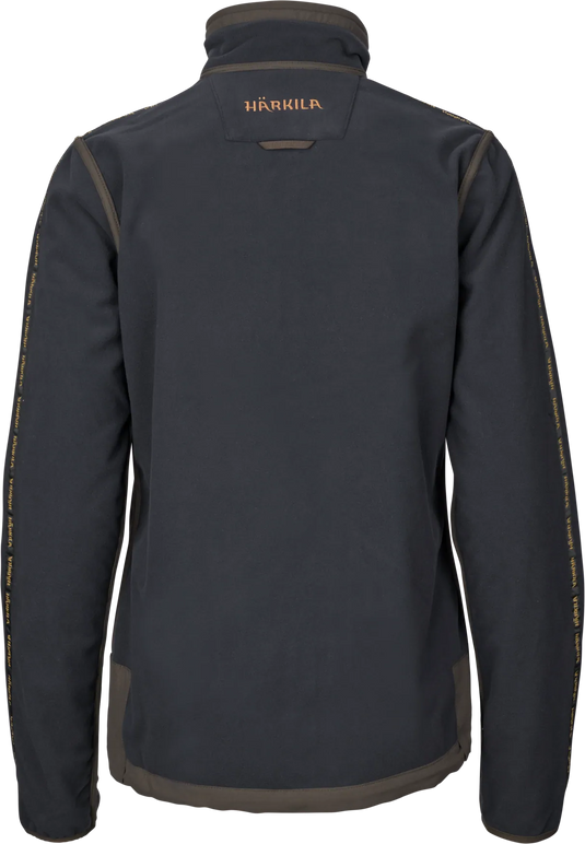 Härkila Kamko Fleece Women, reversible, willow green/deep well purple