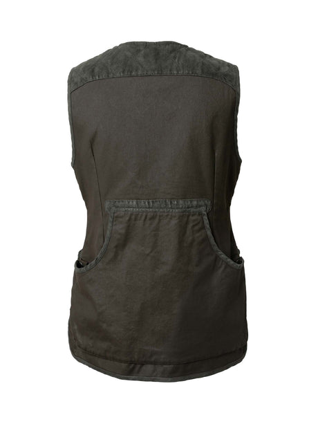 Chevalier Vintage Dogsport Vest Women, leather brown