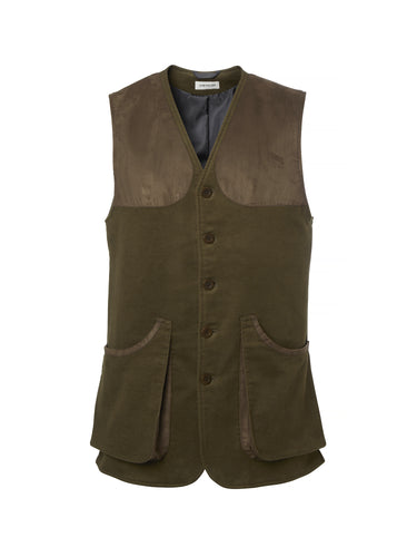 Chevalier Preston Moleskin Shooting Vest Men, forest green