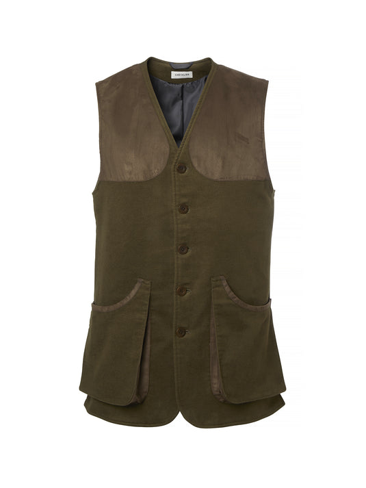 Chevalier Preston Moleskin Shooting Vest Men, forest green