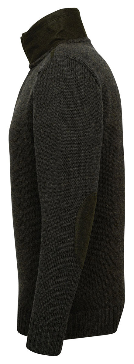 Afbeelding laden in Galerijviewer, Jagdhund heren trui met kwart rits, groen
