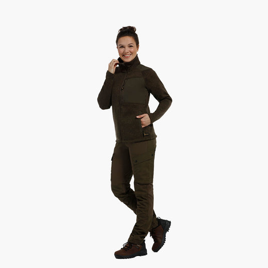 Rovince Flexline Trousers Women, olive green