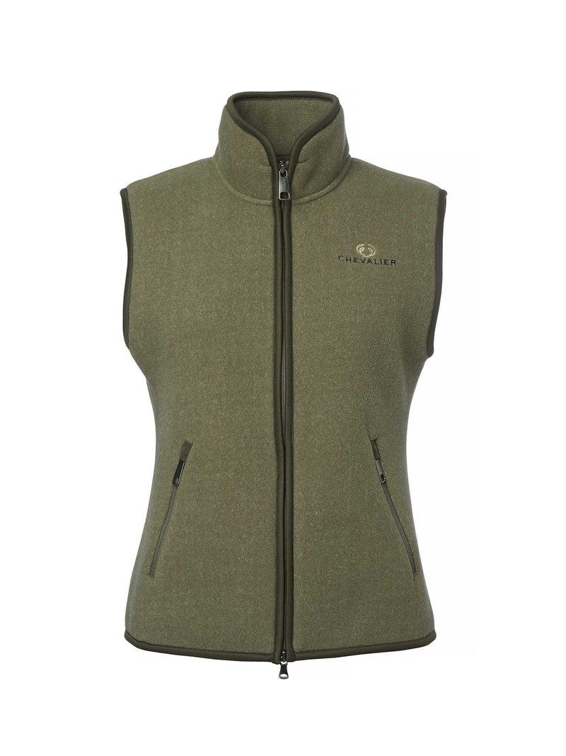 Afbeelding laden in Galerijviewer, Mainstone Fleece Vest Women - Khaki Green

