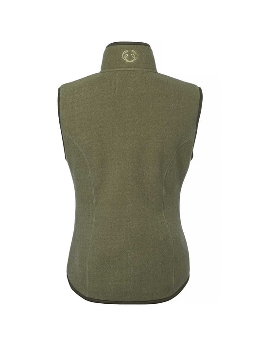 Mainstone Fleece Vest Women - Khaki Green