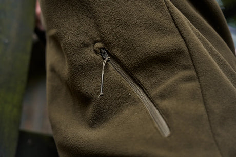 Härkila Fjell Fleece Waistcoat, hunting green/willow green