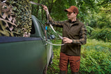 Härkila Fjell Fleece Waistcoat, hunting green/willow green