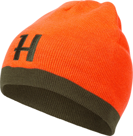 Härkila Reversible Beanie, willow green/orange