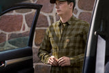 Härkila Scandinavian L/S Shirt, dark olive check