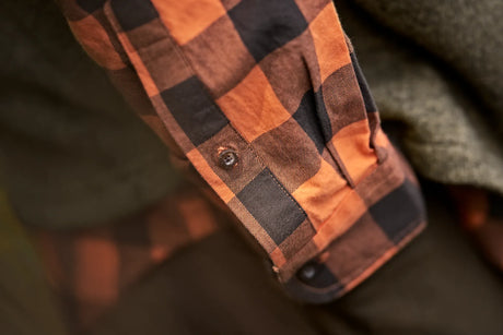 Härkila Scandinavian L/S Shirt, mandarin check