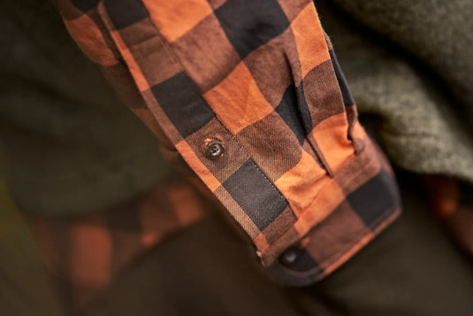 Härkila Scandinavian L/S Shirt, mandarin check