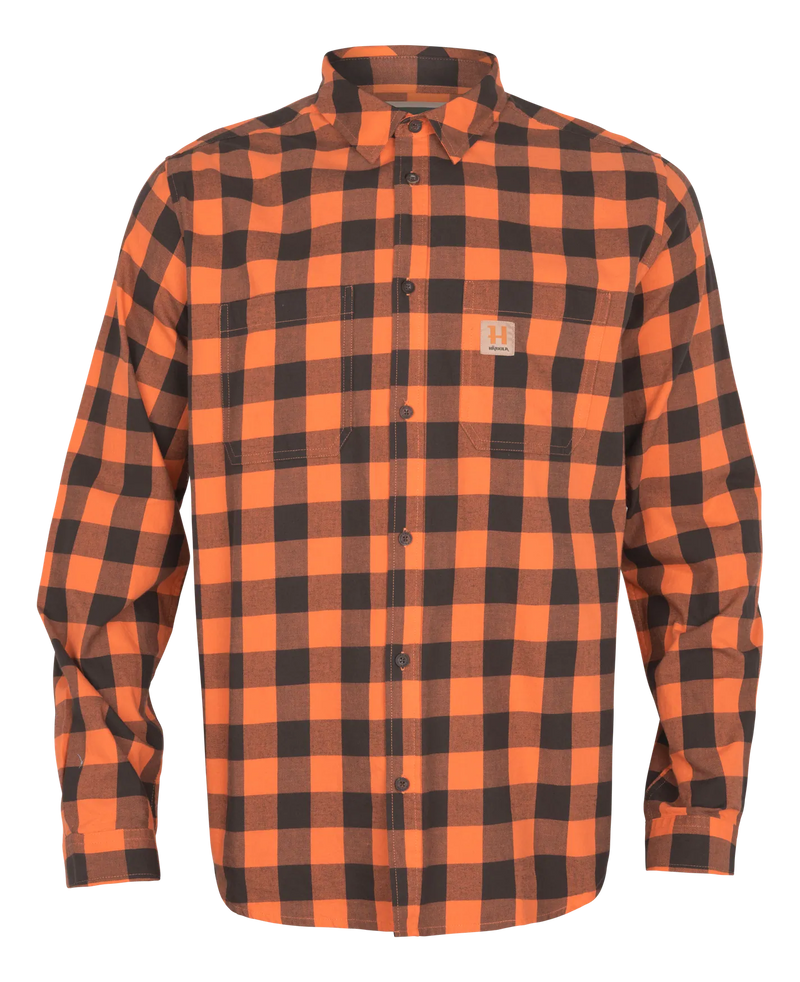 Afbeelding laden in Galerijviewer, Härkila Scandinavian L/S Shirt, mandarin check
