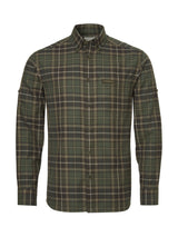 Chevalier Teal Light Flannel Shirt Men, hemlock green checked