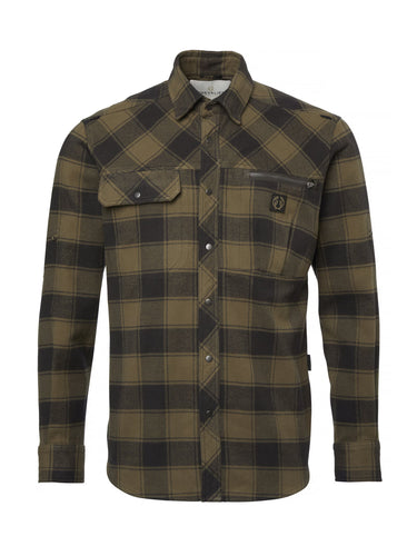 Chevalier Raptor Flannel Shirt Men, kodiak brown checked