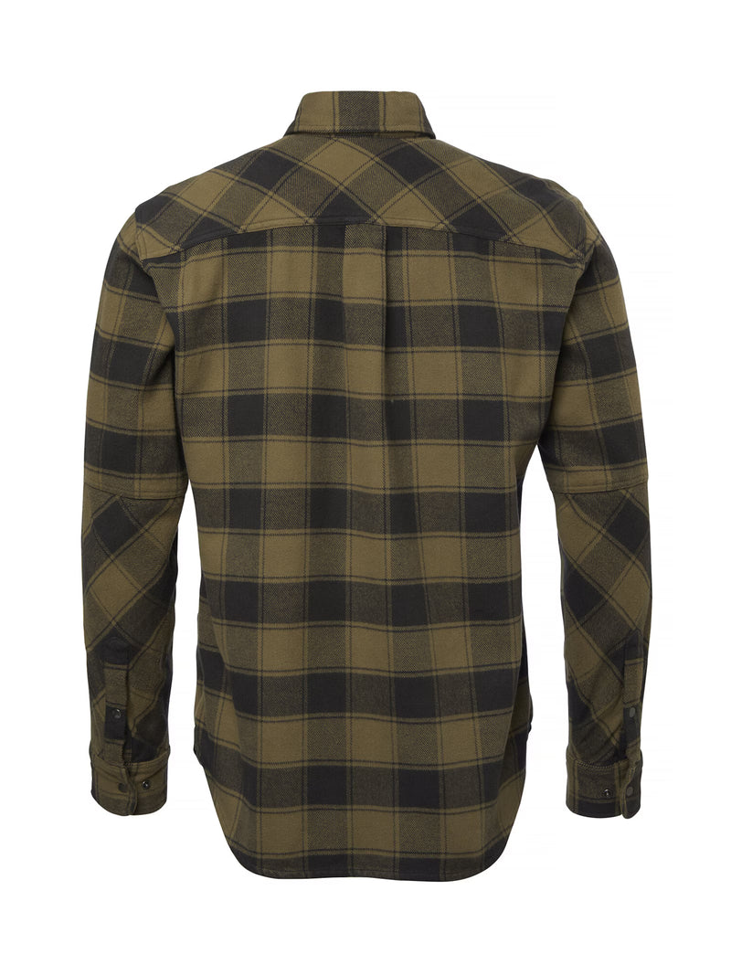 Afbeelding laden in Galerijviewer, Chevalier Raptor Flannel Shirt Men, kodiak brown checked
