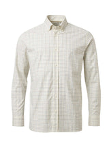Baron Shooting Fit Stretch Shirt Men - Stormy Blue Tattersall