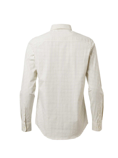 Florence Shooting Fit Stretch Shirt Women - Highland Green Tattersall