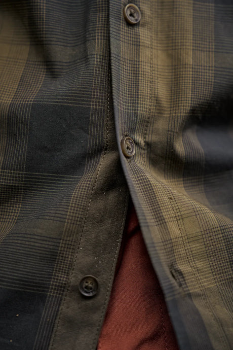 Härkila Akkan L/S Shirt, willow green/shadow brown