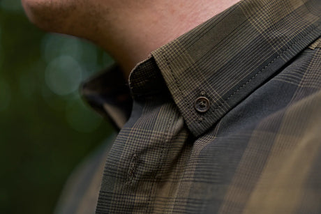 Härkila Akkan L/S Shirt, willow green/shadow brown