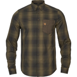 Härkila Akkan L/S Shirt, willow green/shadow brown
