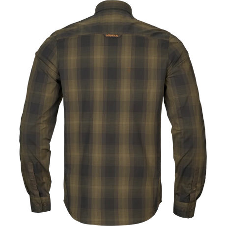 Härkila Akkan L/S Shirt, willow green/shadow brown