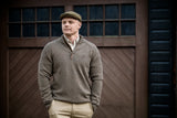 Härkila Vincent Merino Half Zip Pullover, dark sand