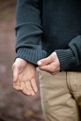 Härkila Vincent Merino V-Neck Pullover, dark navy