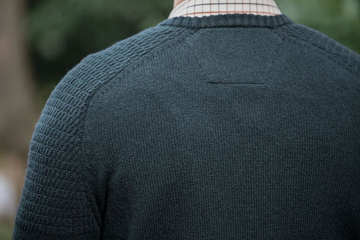Härkila Vincent Merino V-Neck Pullover, dark navy