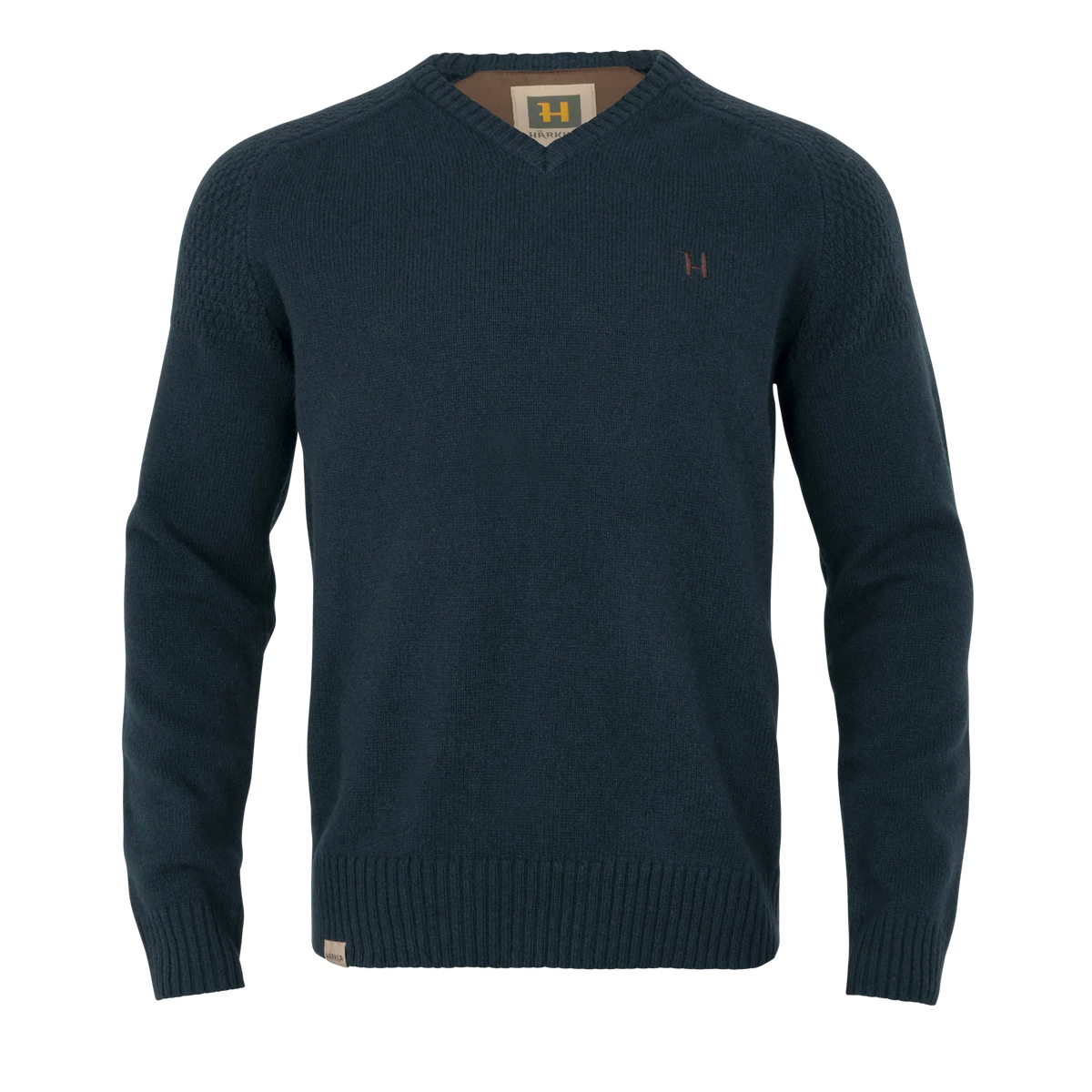 Härkila Vincent Merino V-Neck Pullover, dark navy