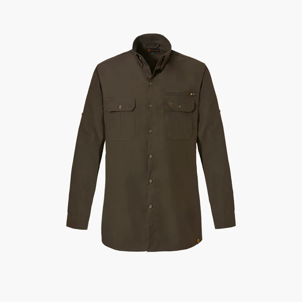 Rovince Ergoline Shirt Men, olive green