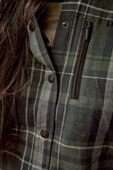 Härkila Pajala L/S Shirt Women, olive check