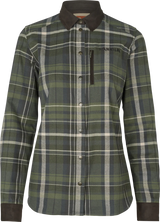 Härkila Pajala L/S Shirt Women, olive check
