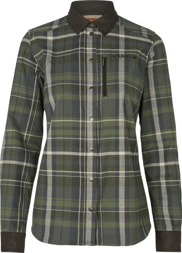 Härkila Pajala L/S Shirt Women, olive check