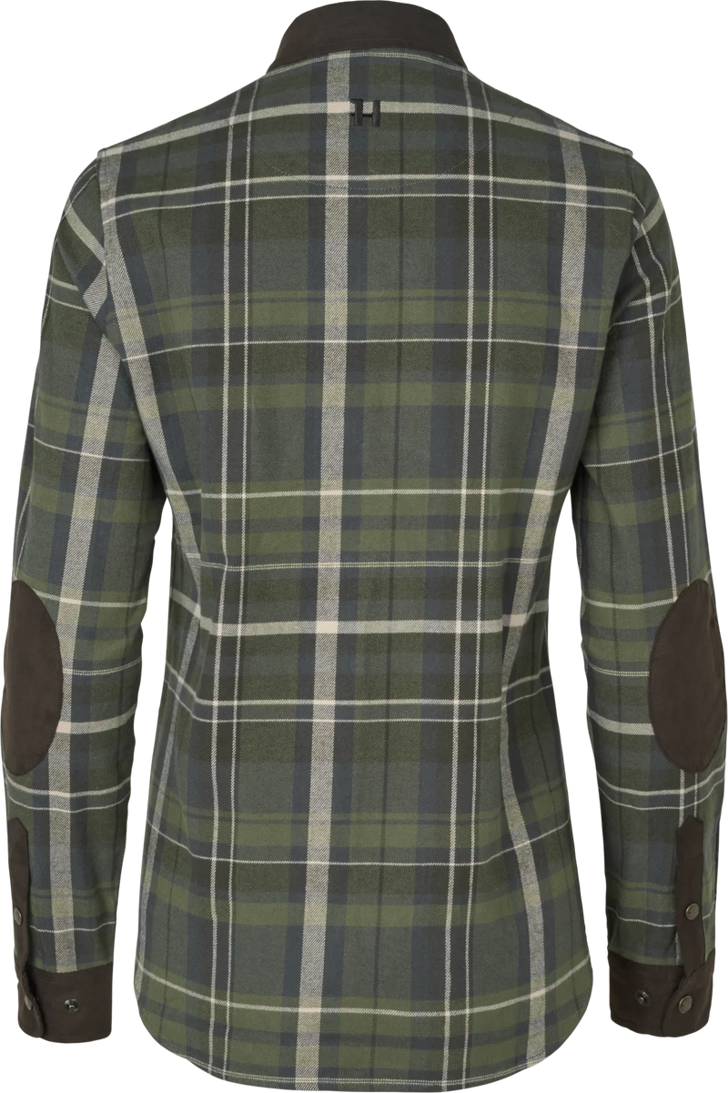 Afbeelding laden in Galerijviewer, Härkila Pajala L/S Shirt Women, olive check
