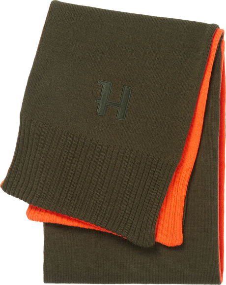 Härkila Reversible Scarf, willow green/orange