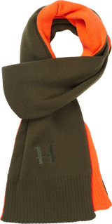 Härkila Reversible Scarf, willow green/orange