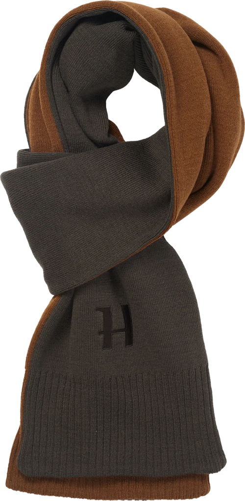 Härkila Reversible Scarf, shadow brown/rustique clay