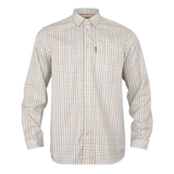 Haywood wool blend L/S shirt Arabian spice check