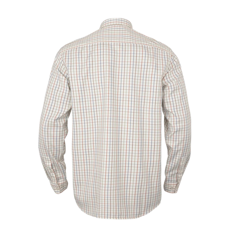Haywood wool blend L/S shirt Arabian spice check
