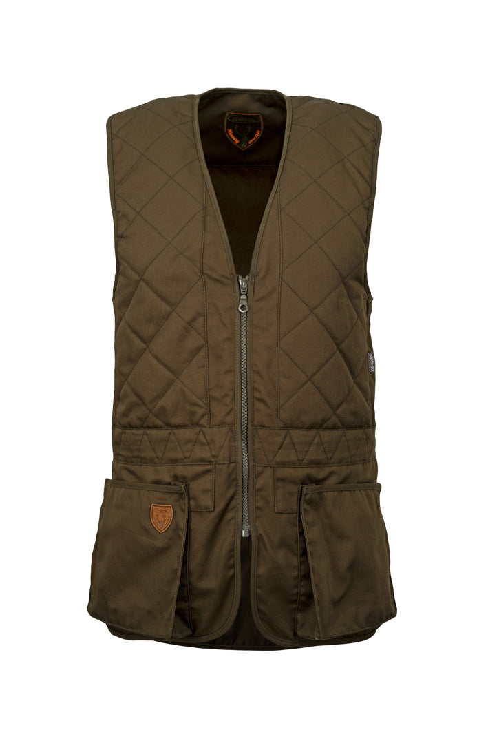 Hubertus schietvest "Hydro", heren, dark olive