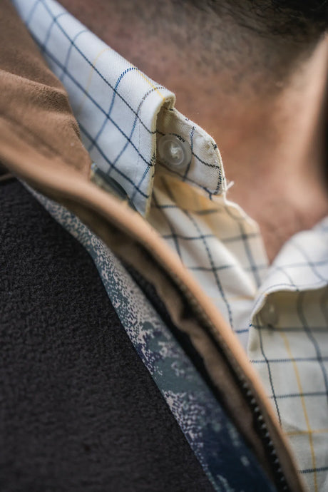 Härkila Portfield L/S Shirt, mandarin check