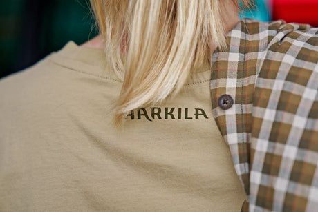 Härkila Stag Badge S/S T-Shirt Women, sand